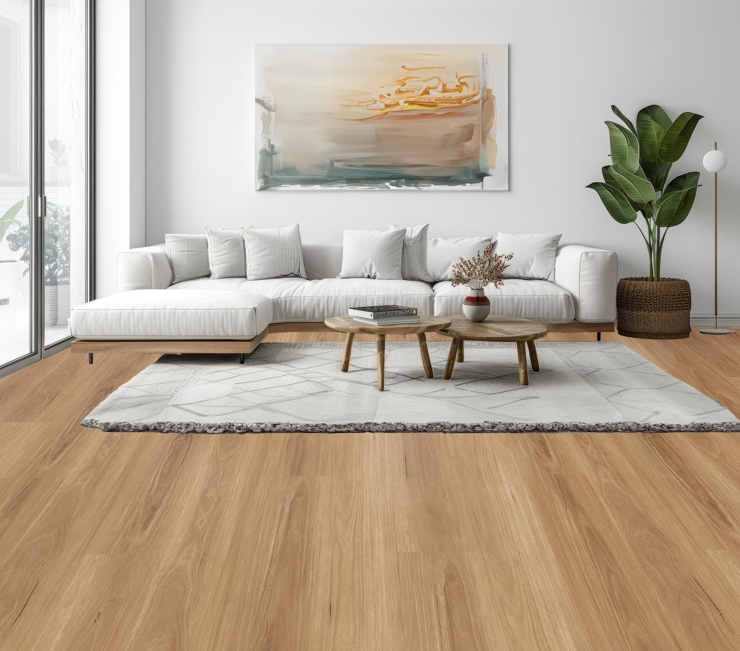 Natural 5.0 vinyl plank flooring